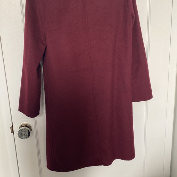 LaMarque Kiera Burgundy Wool Coat - Picture 13 of 16